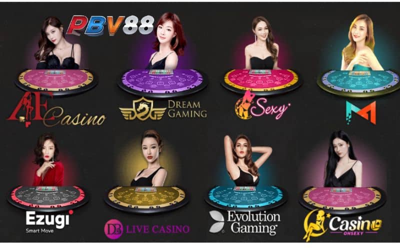 Casino có nhiều tựa game và dealer chia bài Casino có nhiều tựa game và dealer chia bài