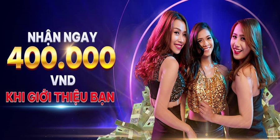 Khuyến mãi thưởng ngay 400 khi giới thiệu bạn bè Khuyến mãi thưởng ngay 400 khi giới thiệu bạn bè
