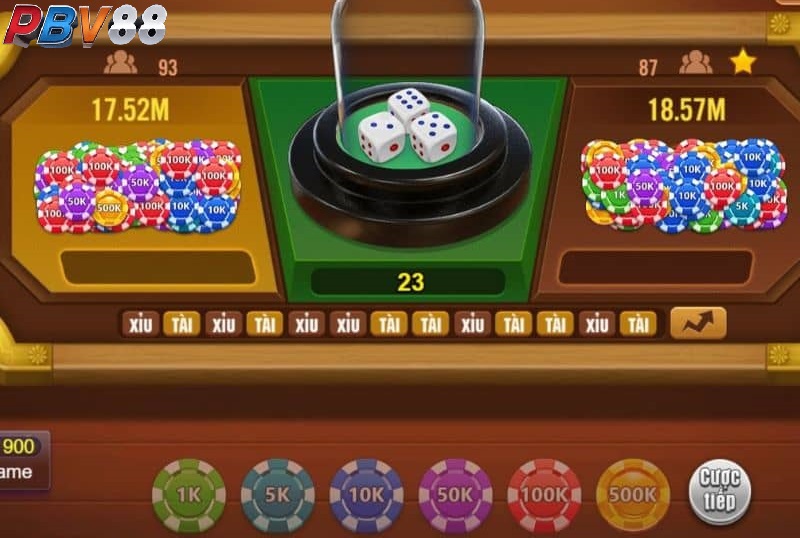Tài xỉu online được dealer lắc xí ngầu Tài xỉu online được dealer lắc xí ngầu
